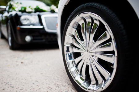 shiny chrome wheels
