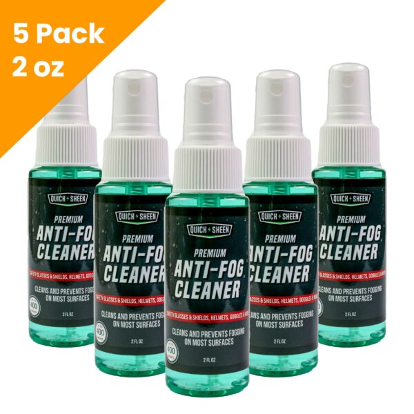 5 Pack Anti-Fog Spray Cleaner